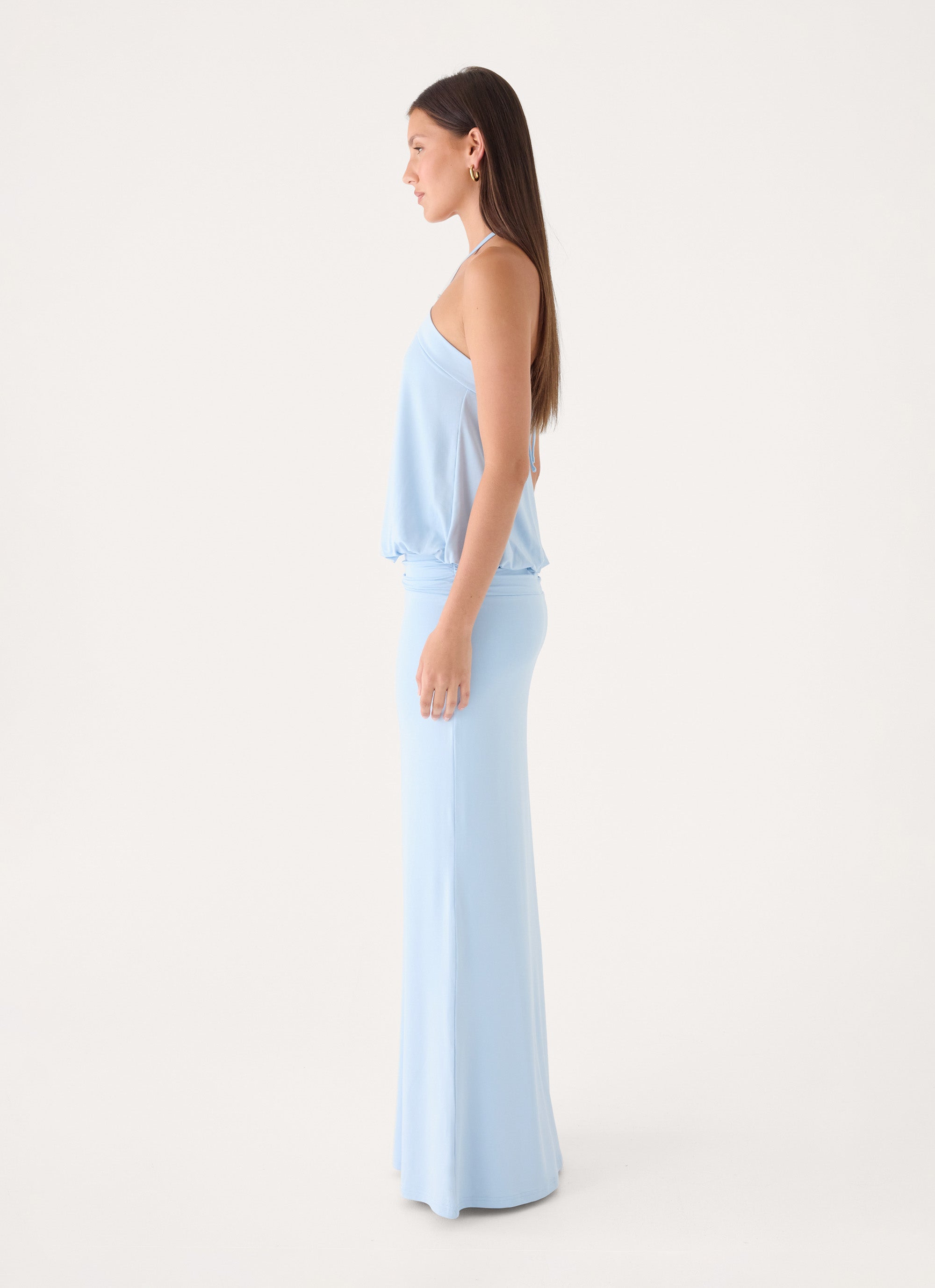 Telling You Maxi Dress - Baby Blue