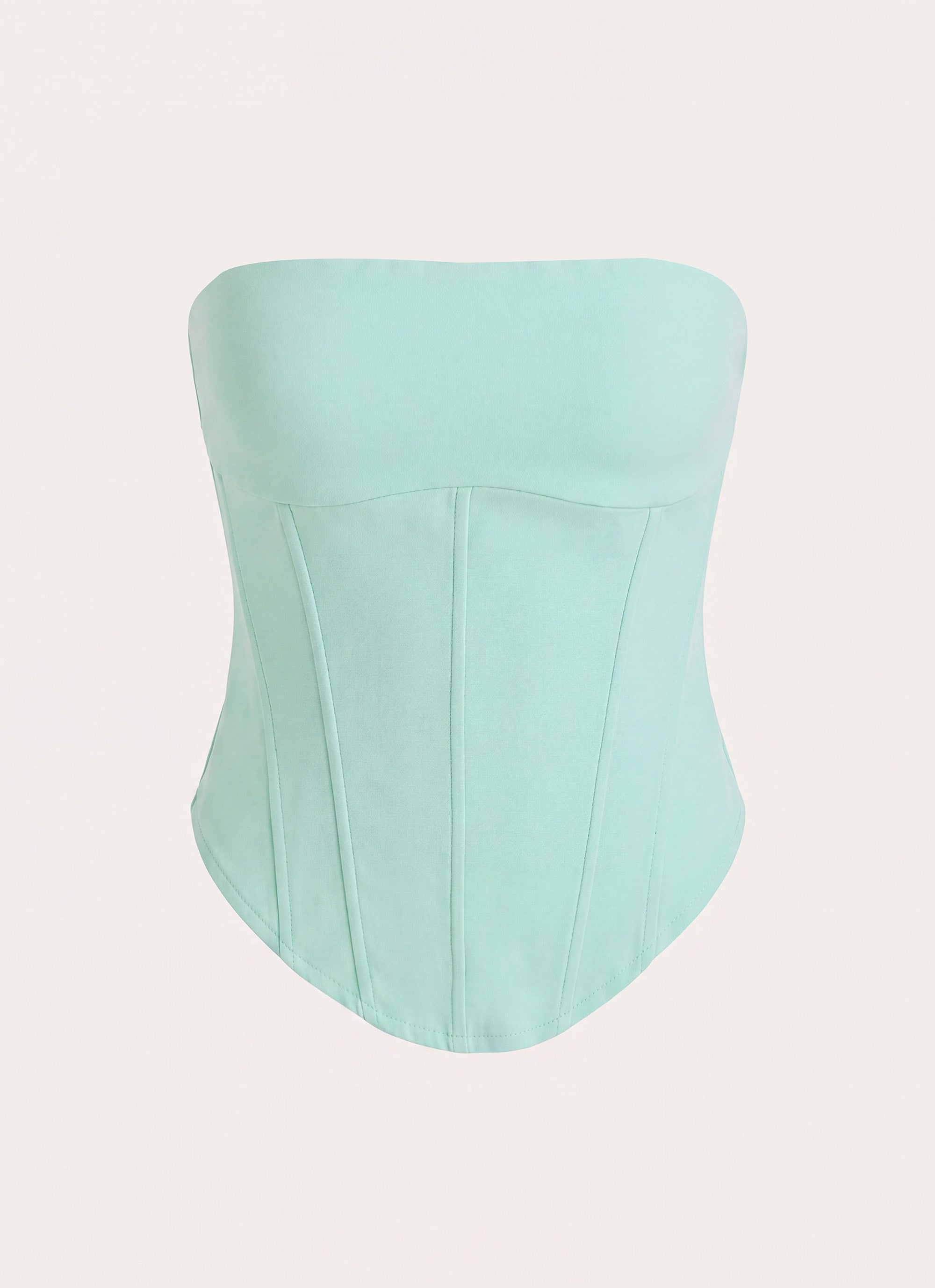 Tillie Corset Top - Aqua