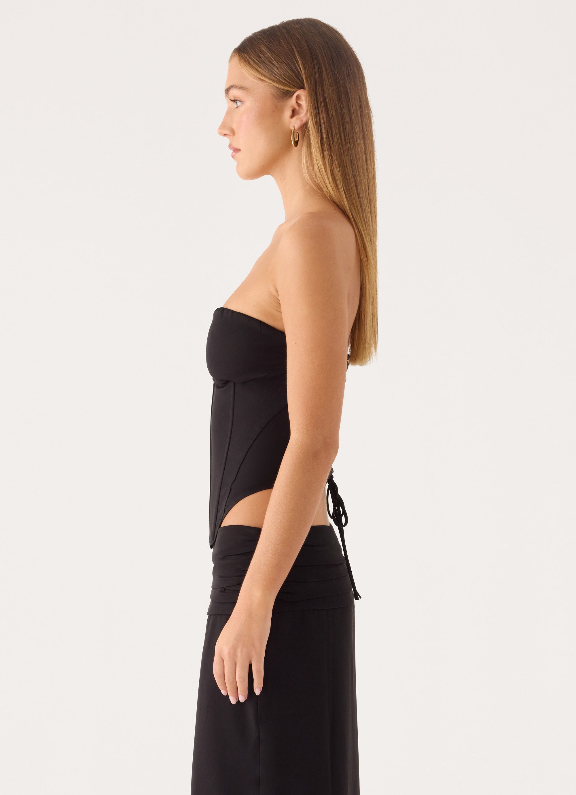 Tillie Corset Top - Black