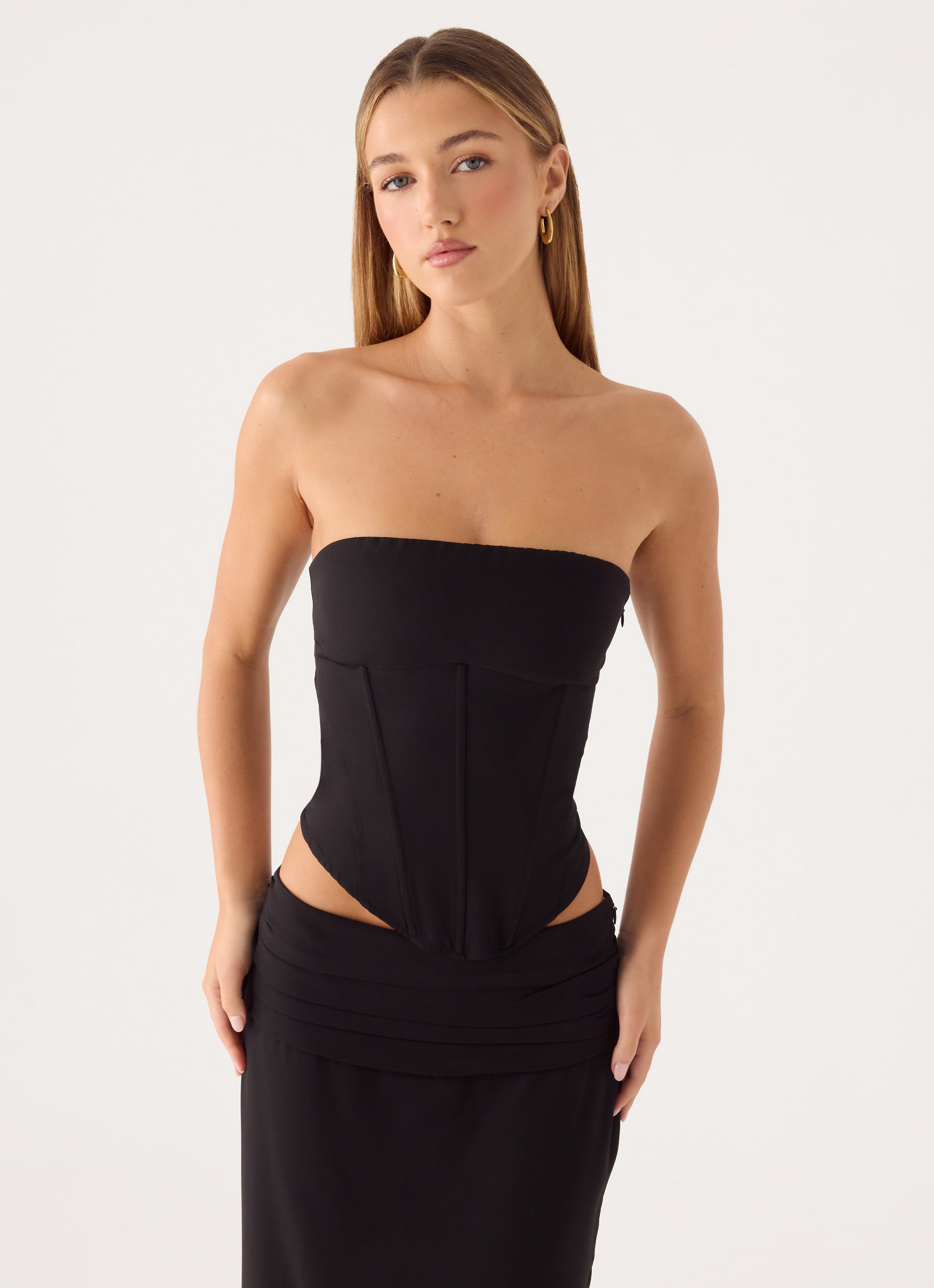 Tillie Corset Top - Black