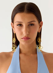 Wildflower Earrings - Gold