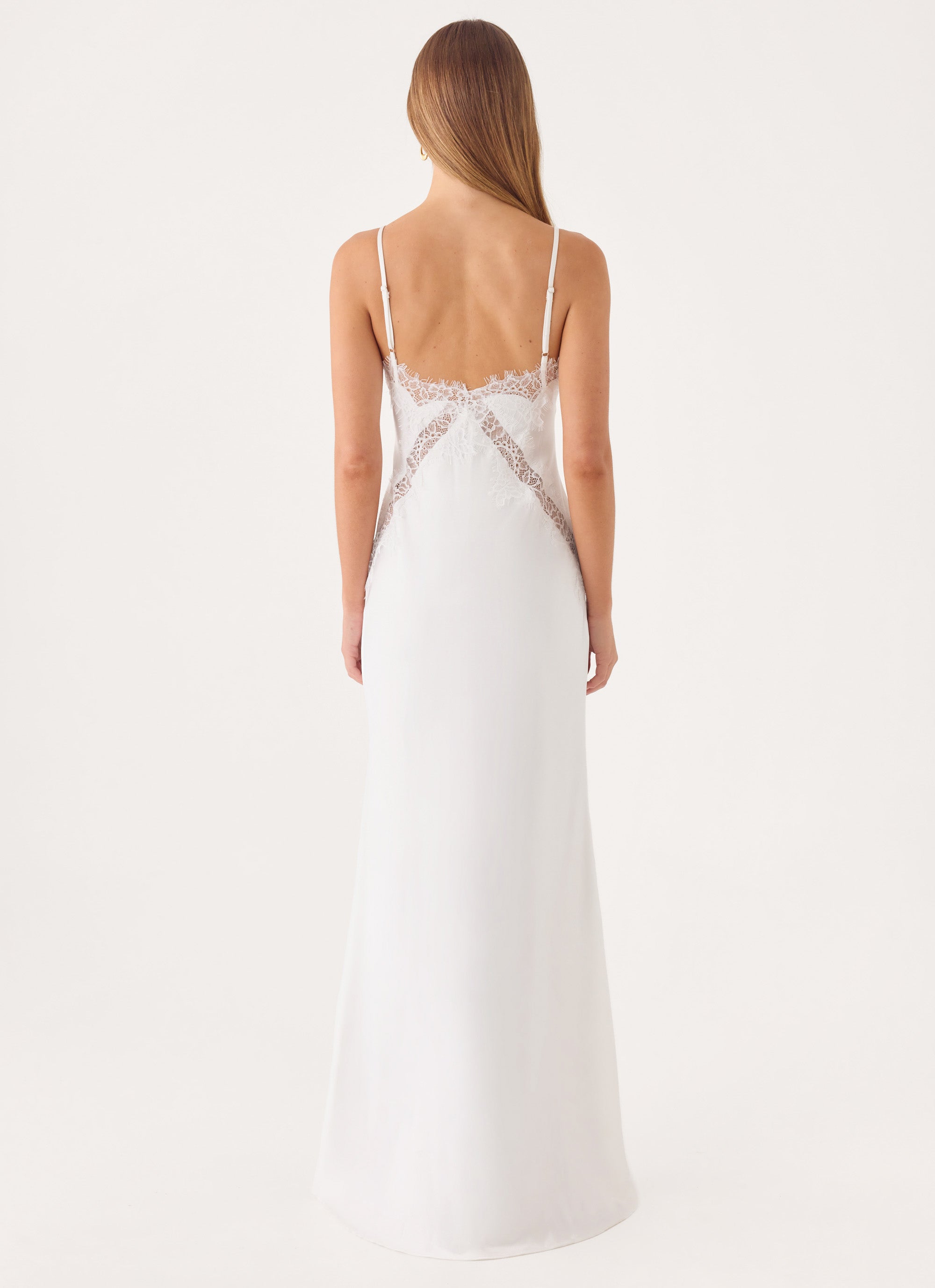 Winona Night Slip Dress - White