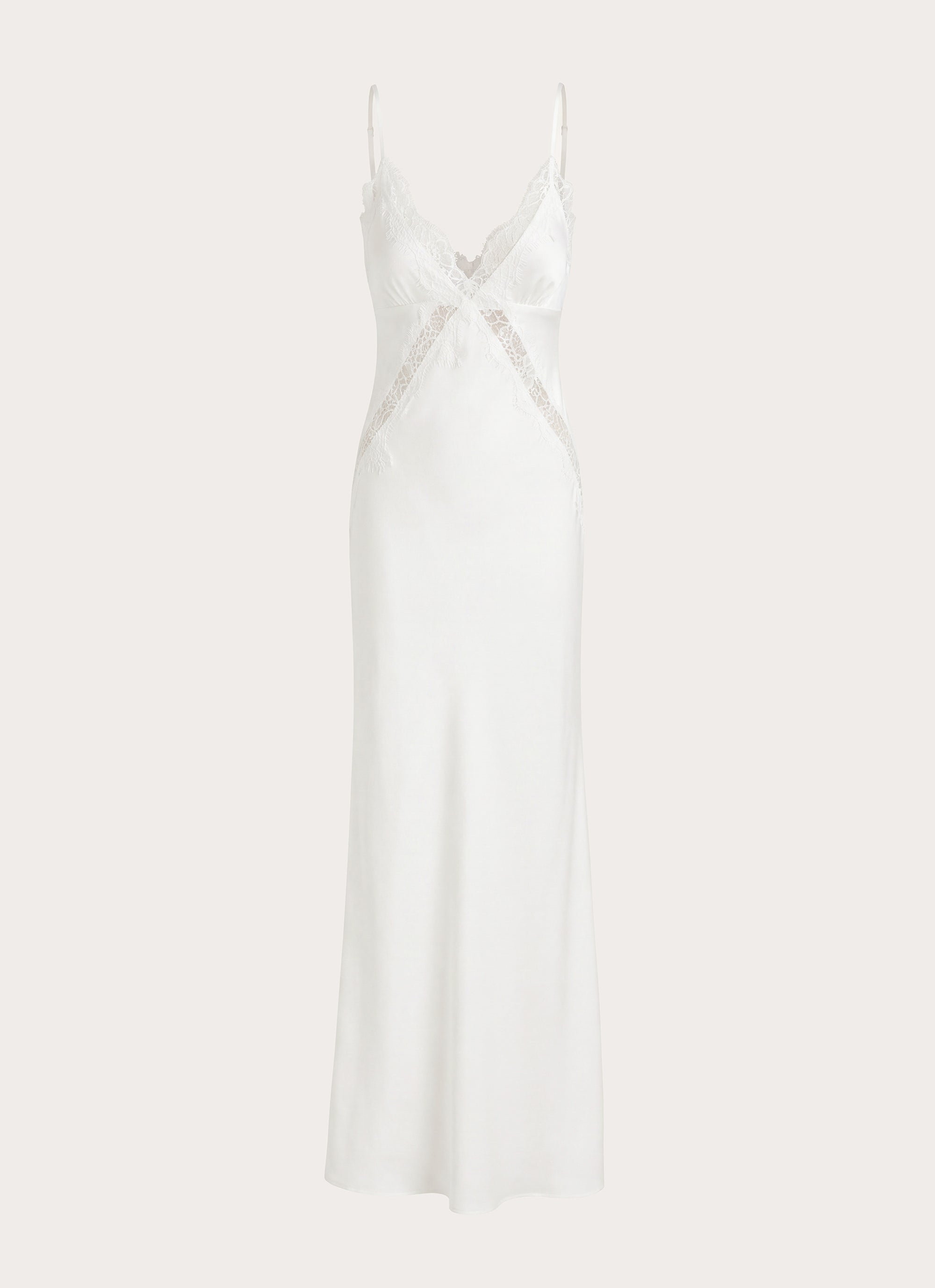 Winona Night Slip Dress - White
