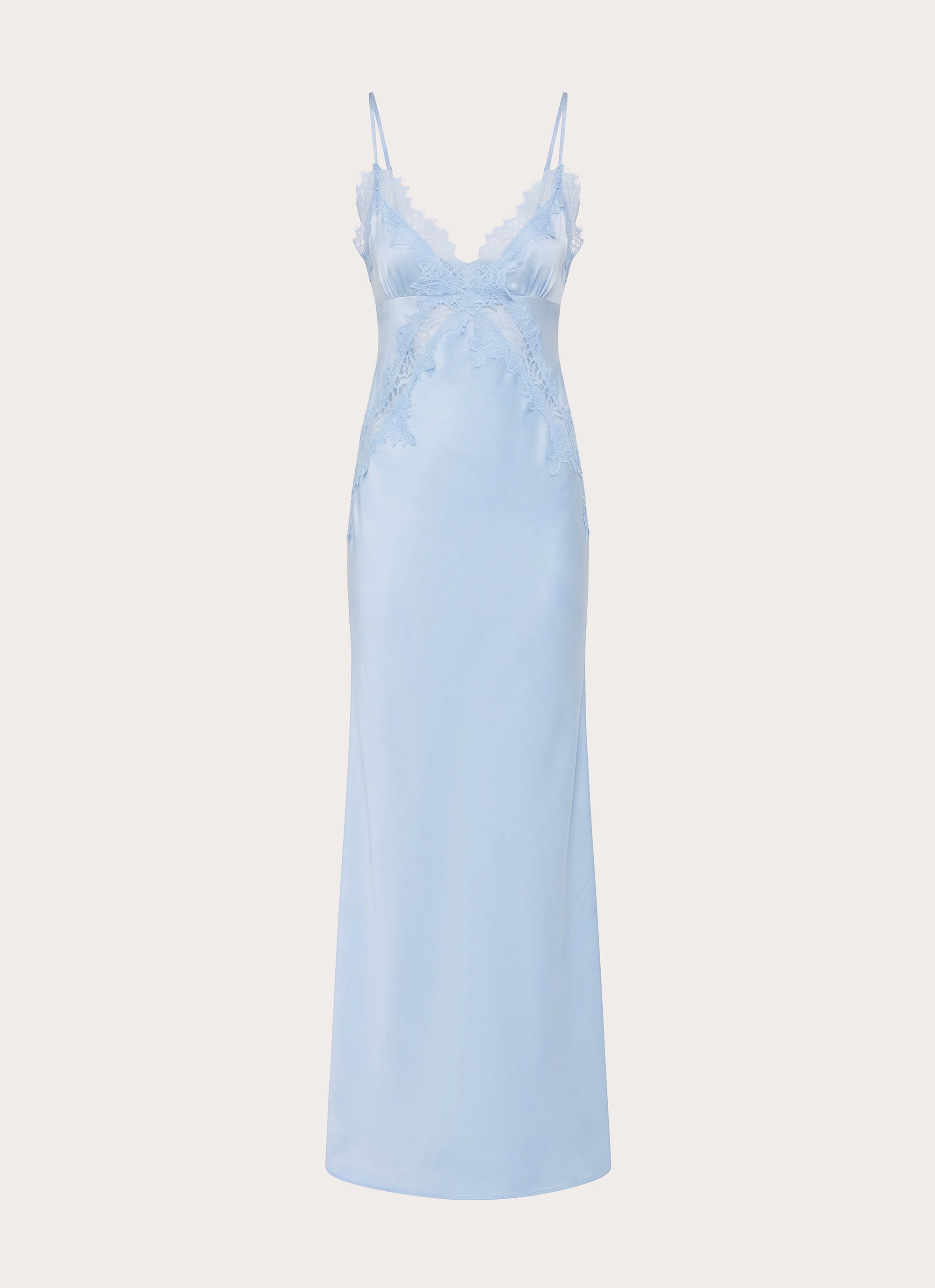 Winona Night Slip Dress - Blue