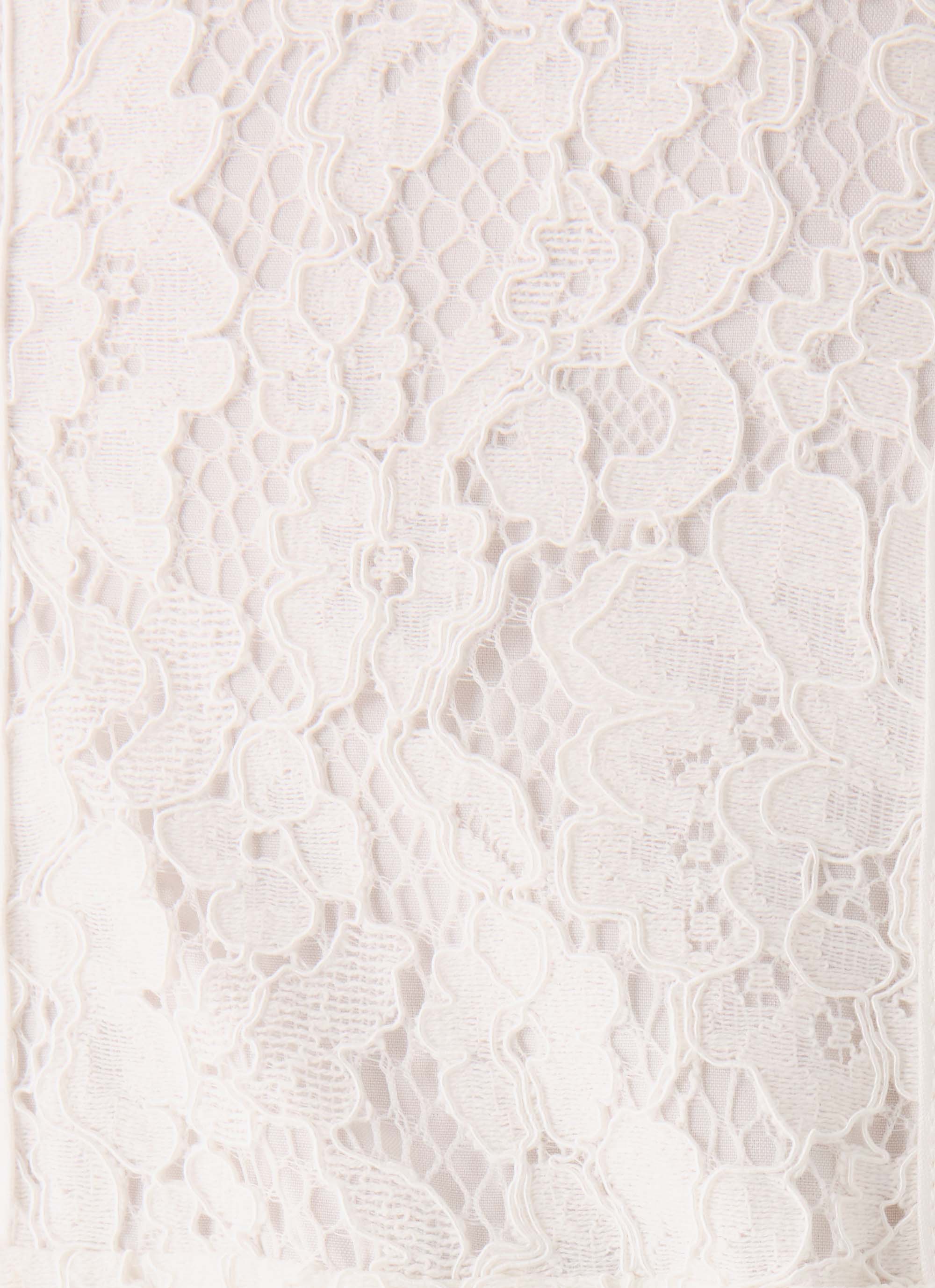 Xylo Lace Mini Dress - White
