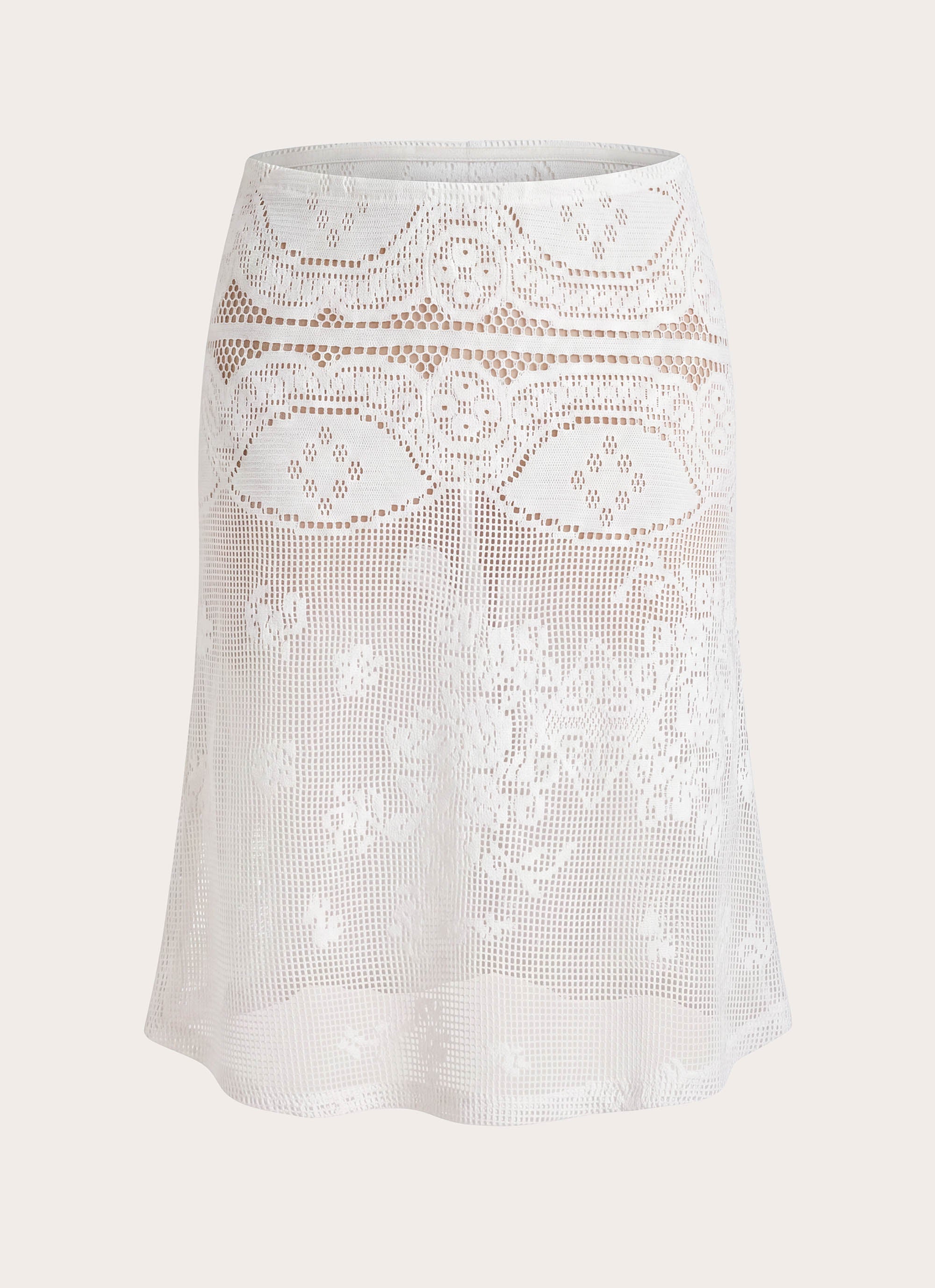 Yanna Midi Skirt - White