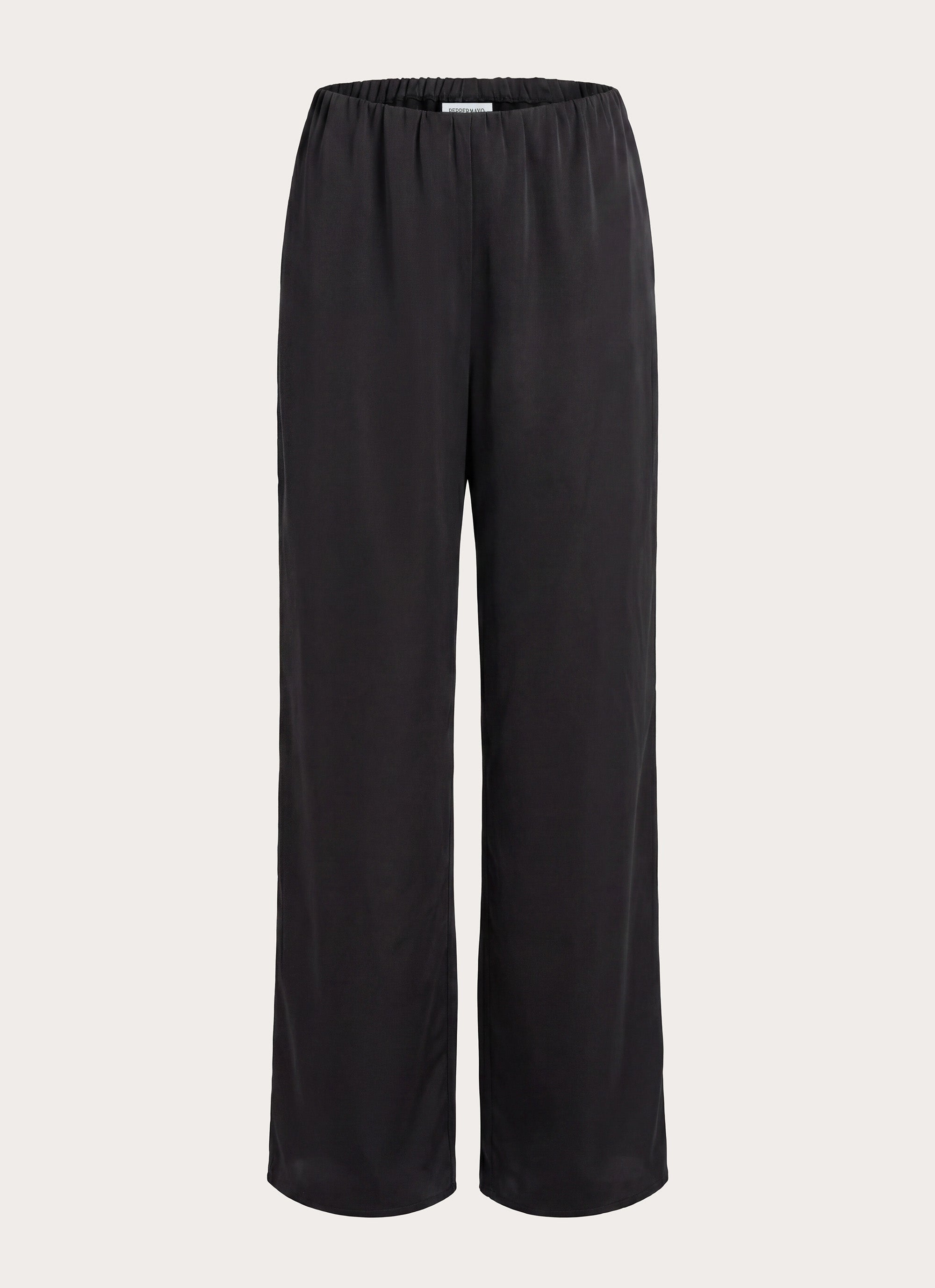 Zoeyy Satin Pant - Black